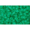cc72f - Toho beads 11/0 transparent frosted dark peridot (10g)