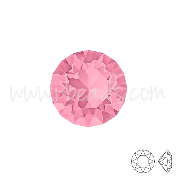 Swarovski 1088 xirius chaton light rose 6mm-ss29 (6)