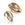 Beads wholesaler Cowrie shell brass gold appx 20mm (1)