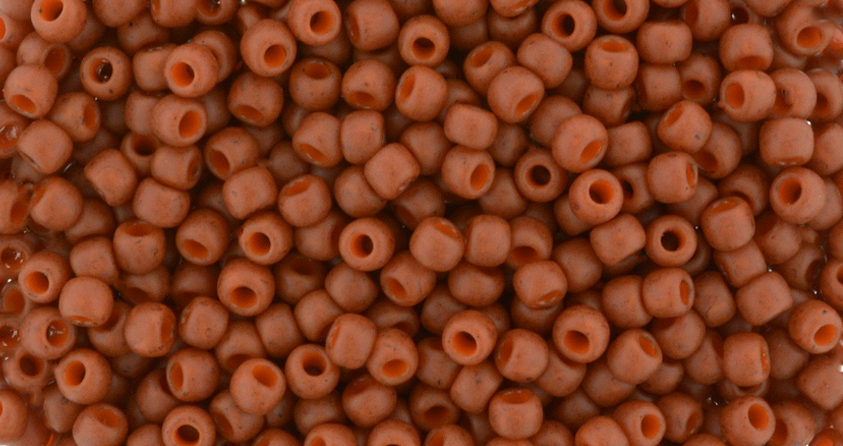 cc2610F - Toho beads 11/0 semi glazed Burnt Orange (10g)