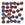 Beads Retail sales Honeycomb beads 6mm red iris luster (30)