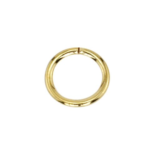 144 Beadalon jump rings gold plated 6mm (1)