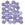 Beads wholesaler Honeycomb beads 6mm purple vega (30)