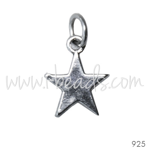 Sterling silver charm star 12mm (1)