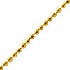 Ball chain 1.5mm metal gold plated (1m)