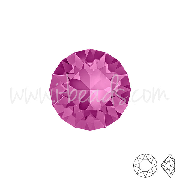 Swarovski 1088 xirius chaton fuchsia 6mm-ss29 (6)