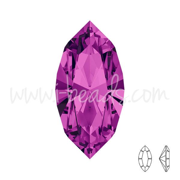 Swarovski 4228 navette fancy stone amethyst 15x7mm (1)