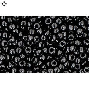 Buy Cc49 - Toho beads 11/0 opaque jet (250g)