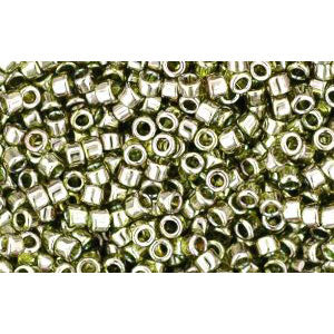 cc457 - Toho Treasure beads 11/0 gold lustered green tea(5g)