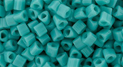 cc55 - Toho triangle beads 2.2mm opaque turquoise (10g)