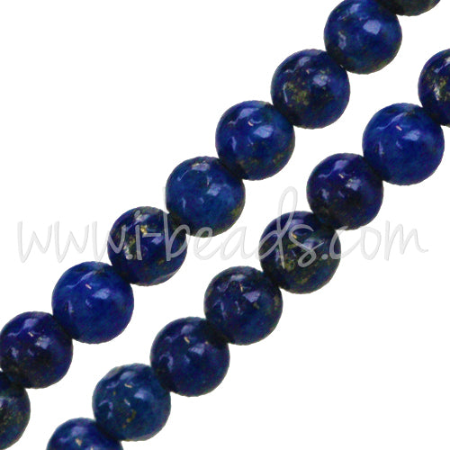 Buy Natural Lapis Lazuli Round Beads 8mm strand (1)