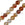 Beads wholesaler Stripe Agate Orange Round beads 6mm strand (1)
