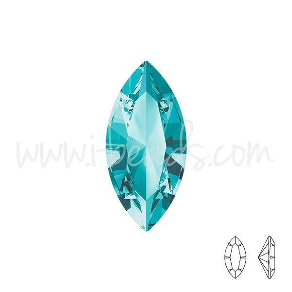 Swarovski 4228 navette fancy stone light turquoise 10x5mm (2)