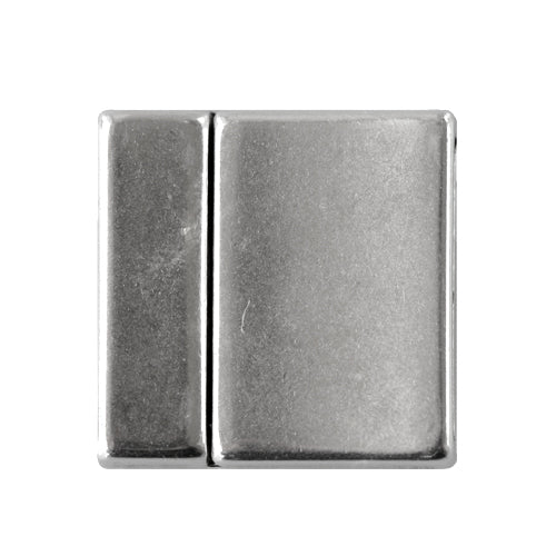 Magnetic clasp silver plated 24x24mm (1)