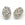 Beads wholesaler Oval bead arabesque set with zircons brass Platinum plated 15mm (1)