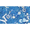 cc3223 - Toho beads mix aozora-blue/silver (10g)