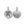 Beads wholesaler Letter charm K antique silver plated 11mm (1)