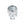 Beads wholesaler Swarovski 2856 skull flat back crystal light chrome 10x7.5mm (1)