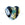 Beads Retail sales Murano bead heart black blue and silver gold 10mm (1)