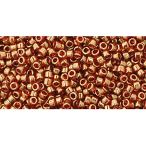 cc329 - Toho Treasure beads 11/0 gold lustered african sunset (5g)