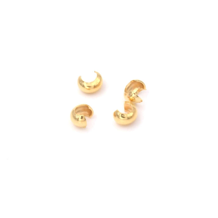 Crimp Cover 3mm Gold filled (10)