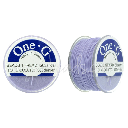Buy Toho One-G bead thread Light Lavender 50 yards/45m (1)