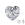 Beads wholesaler Swarovski 6228 heart pendant crystal black patina effect 10mm (1)