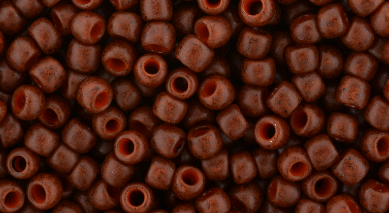 cc2610F - Toho beads 8/0 semi glazed Burnt Orange (10g)