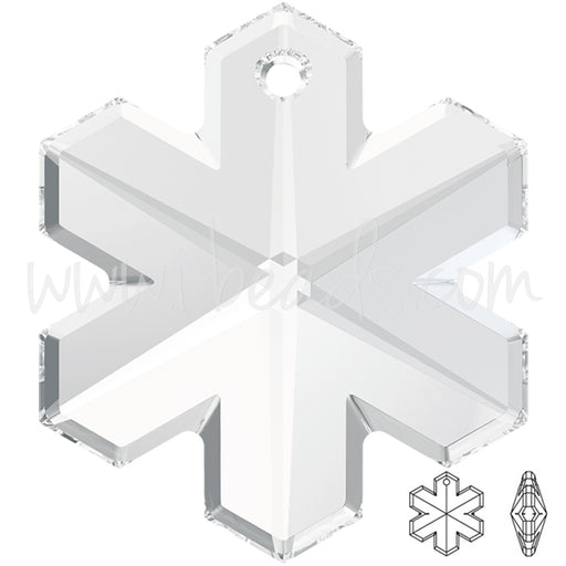 Buy swarovski snowflake pendant crystal 30mm (1)