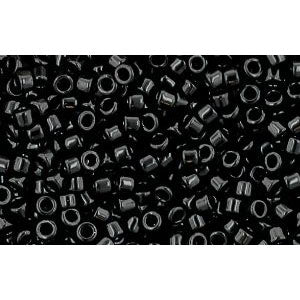 Cc49 - Toho Treasure beads 11/0 opaque jet (100g)