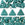 Beads wholesaler KHEOPS par PUCA 6mm pastel dark green (10g)