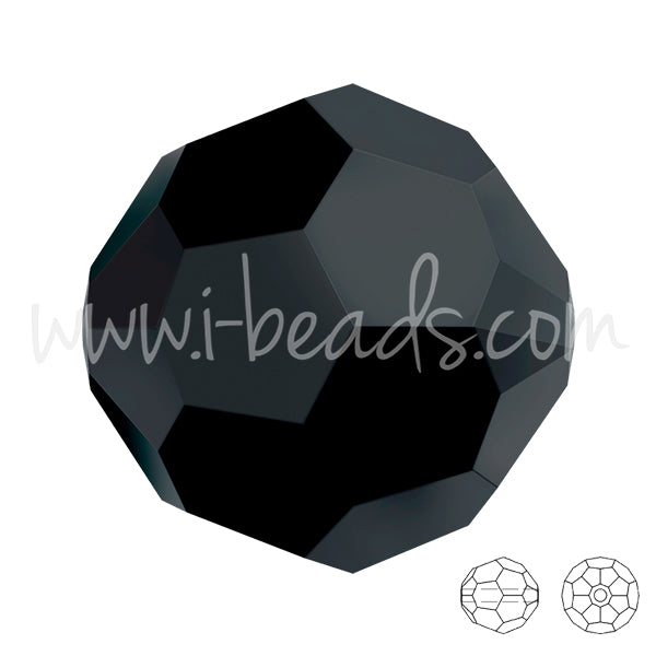 Swarovski 5000 round beads jet 10mm (2)