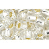 Cc21 - Toho beads 3/0 silver lined crystal (250g)
