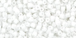cc41 - Toho hexagon beads 2.2mm opaque white (10g)