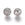 Beads wholesaler Beads, round with heart, metal nickel free color Silver 10mm (2)
