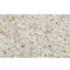 cc2100 - Toho beads 11/0 silver-lined milky white (10g)