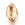 Beads wholesaler Cowrie shell - golden plated 25-30x12-18mm ring 3mm - Sold per 1 unit