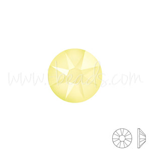 Buy Swarovski 2088 flat back rhinestones crystal powder yellow ss12-3.1mm (80)