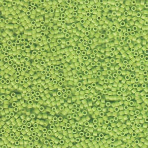 Buy DB733 - 11/0 Delica beads opaque chartreuse - 1,6mm - Hole : 0,8mm (5gr)