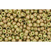 cc1209 - Toho beads 11/0 marbled opaque avocado/pink (10g)