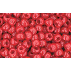 cc45 - Toho beads 8/0 opaque pepper red (10g)