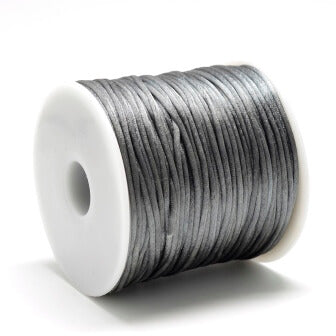 Rattail cord Dark GREY 1mm (3m)