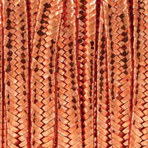 Buy Soutache rayon copper metallic 3x1.5mm (2m)