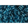 cc7bd - Toho bugle beads 3mm transparent capri blue (10g)