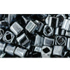 cc81 - Toho cube beads 4mm metallic hematite (10g)