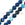 Beads wholesaler Stripe Agate Blue Round beads 6mm strand (1)