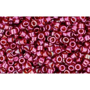 cc332 - Toho Treasure beads 11/0 gold lustered raspberry (5g)