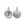 Beads wholesaler Letter charm J antique silver plated 11mm (1)