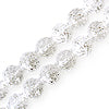 Buy Crackled crystal quartz round beads 8mm strand (1)
