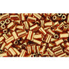 cc329 - Toho bugle beads 3mm gold lustered african sunset (10g)